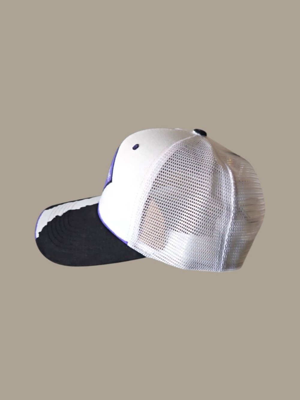 Painted Trucker Wht - Picture 2 of 4